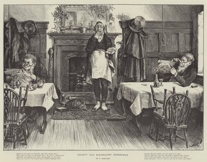 Noël des vieux célibataires grincheux - Frederick Barnard